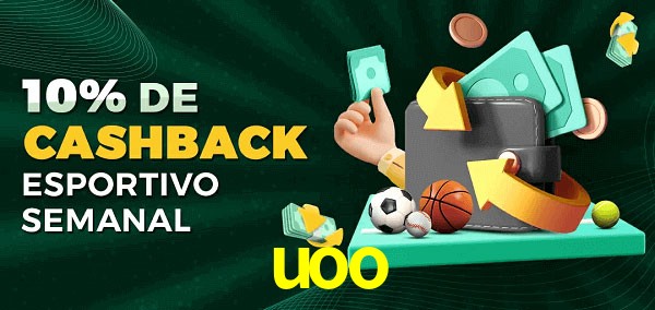 10% de bônus de cashback na uoo