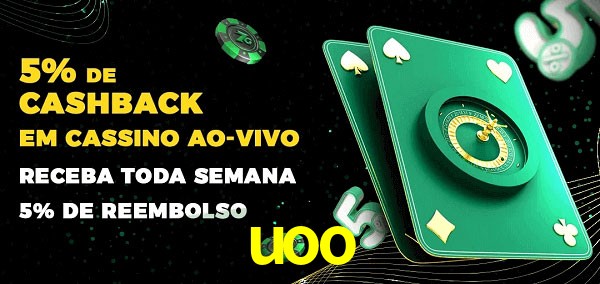 Promoções do cassino ao Vivo uoo